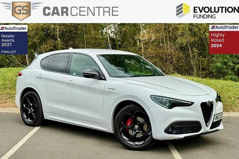 White Used 2021 Alfa Romeo Stelvio Veloce SUV | £23,400 (A bit pricey) - Image 1/1