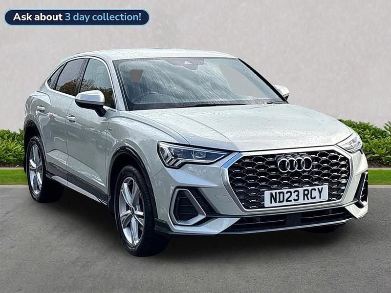 Silver Used 2023 Audi Q3 S-Line SUV | £29,997 (Fair price) - Image 1/4