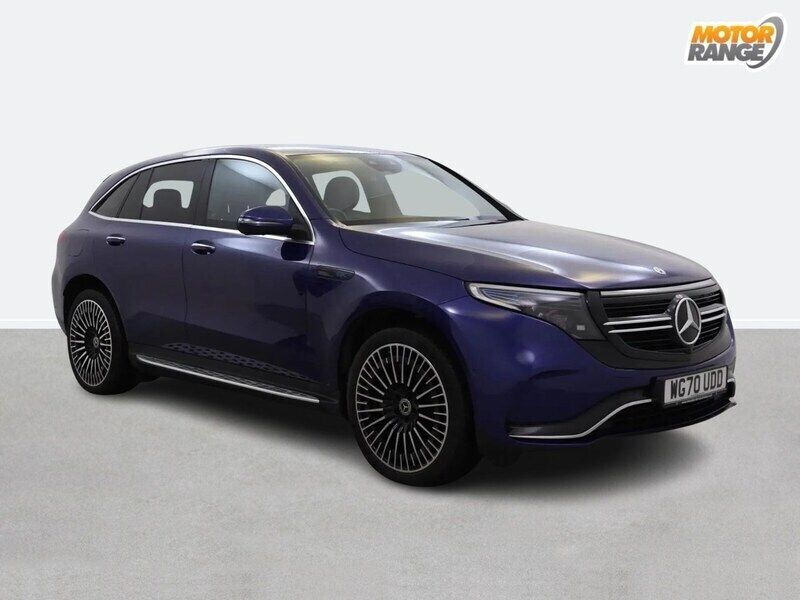 Blue Used 2020 Mercedes EQC400 AMG Line Premium Plus SUV | £25,895 (A bit pricey) - Image 1/4