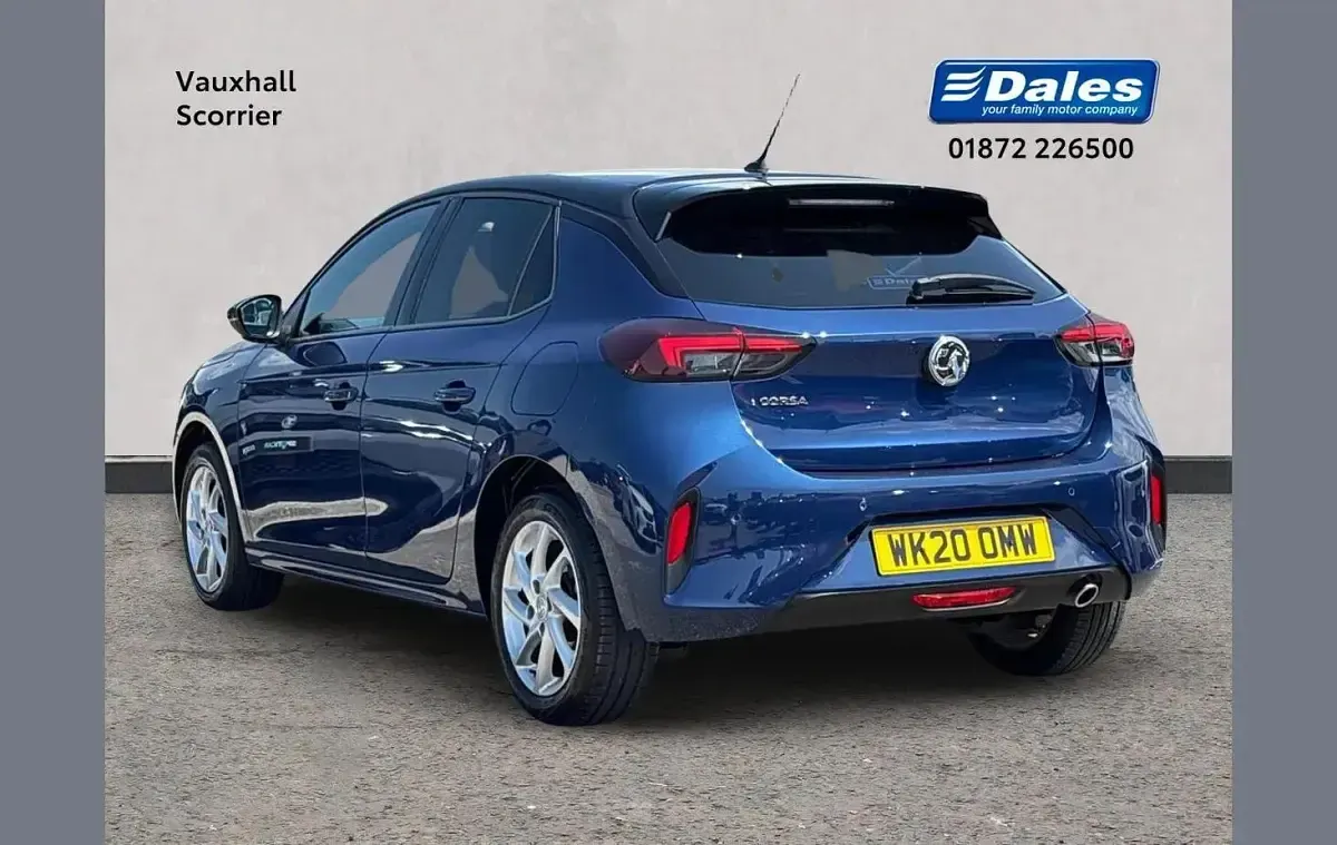 Used Vauxhall Corsa SRi 99 HP (72 kW) 2020 Blue Hatchback