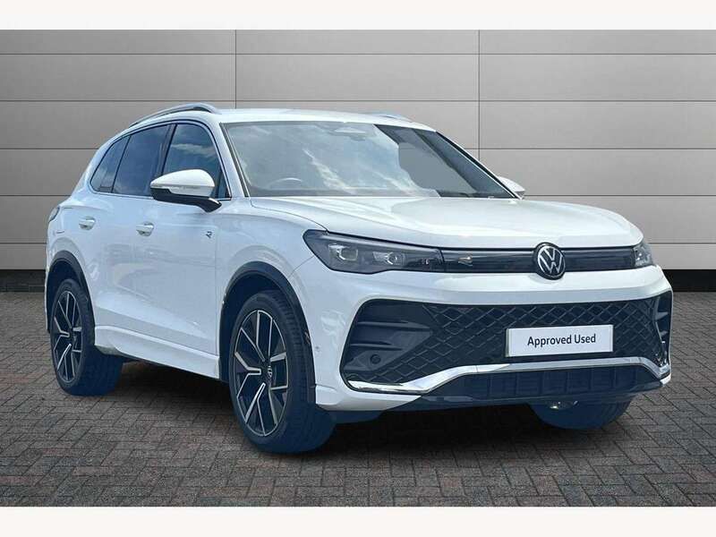 White Used 2024 VW Tiguan R-line SUV | £34,990 - Image 1/4