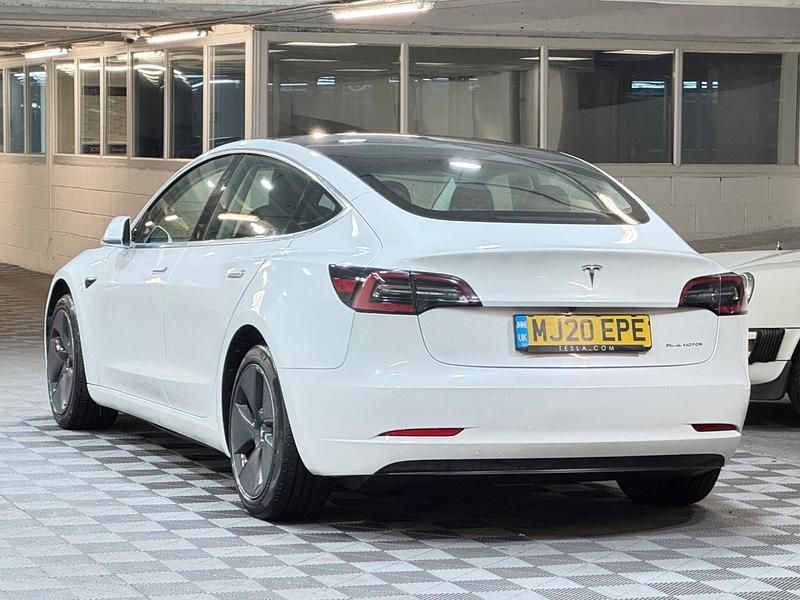 Used Tesla Model 3 Long Range AWD 366 kW (498 HP) 2020 White Sedan