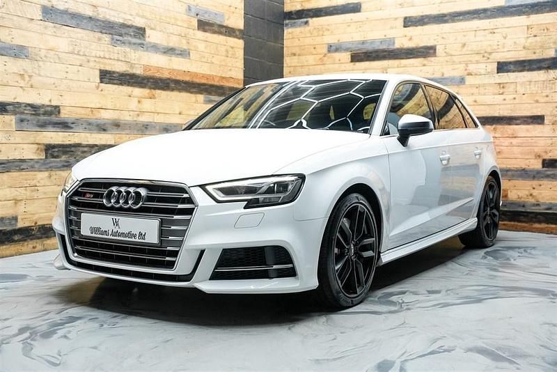 White Used 2017 Audi S3 Sportback Sport Hatchback | £20,495 (Fair price) - Image 1/4