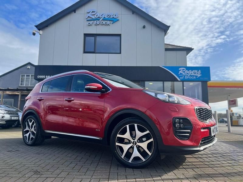 Used Kia Sportage GT-Line S 177 HP (130 kW) 2017 Red SUV
