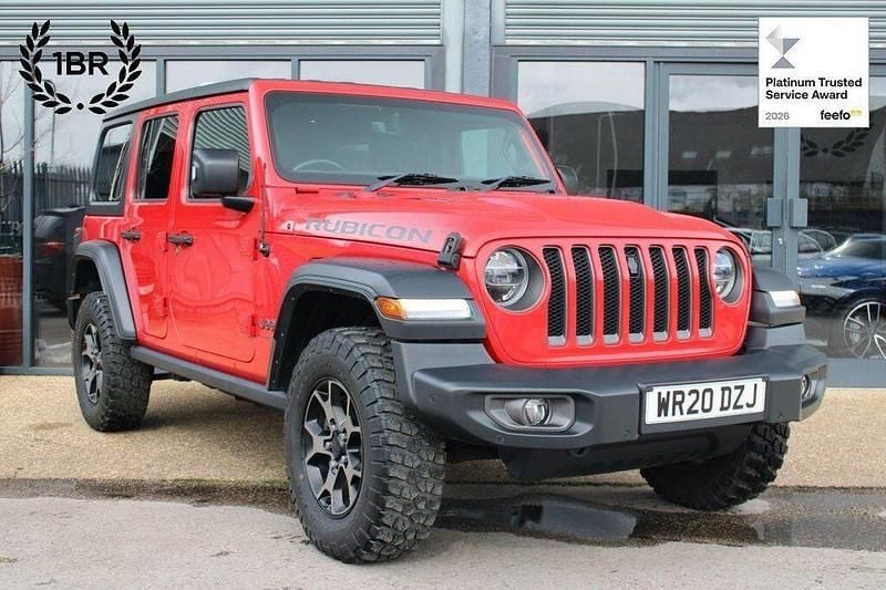 Used Jeep Wrangler Rubicon 200 HP (147 kW) 2020 Red SUV