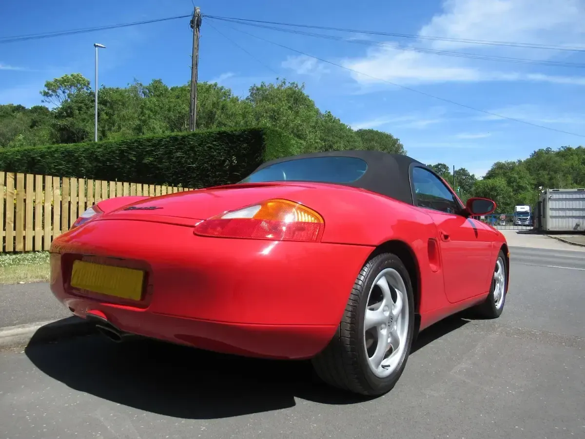Used Porsche 986 Boxster 1998 Red Cabriolet