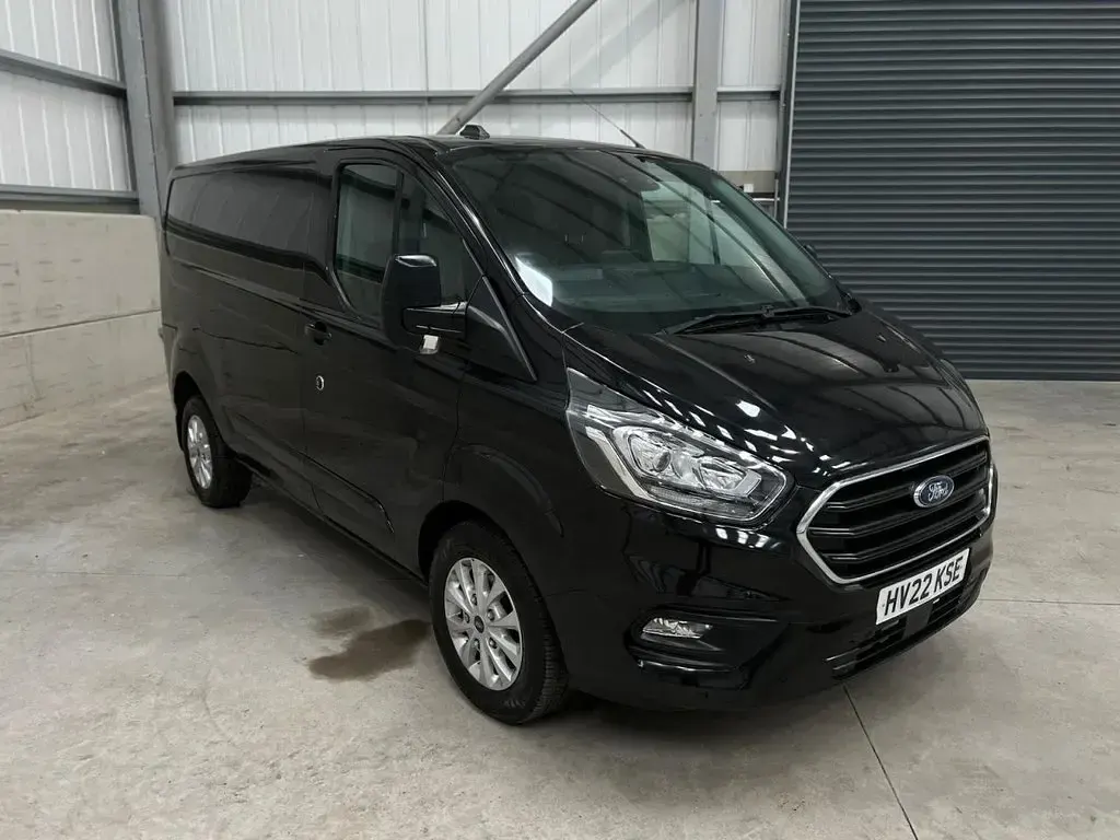 Used Ford Transit Custom Limited 130 HP (95 kW) 2022 Black Van