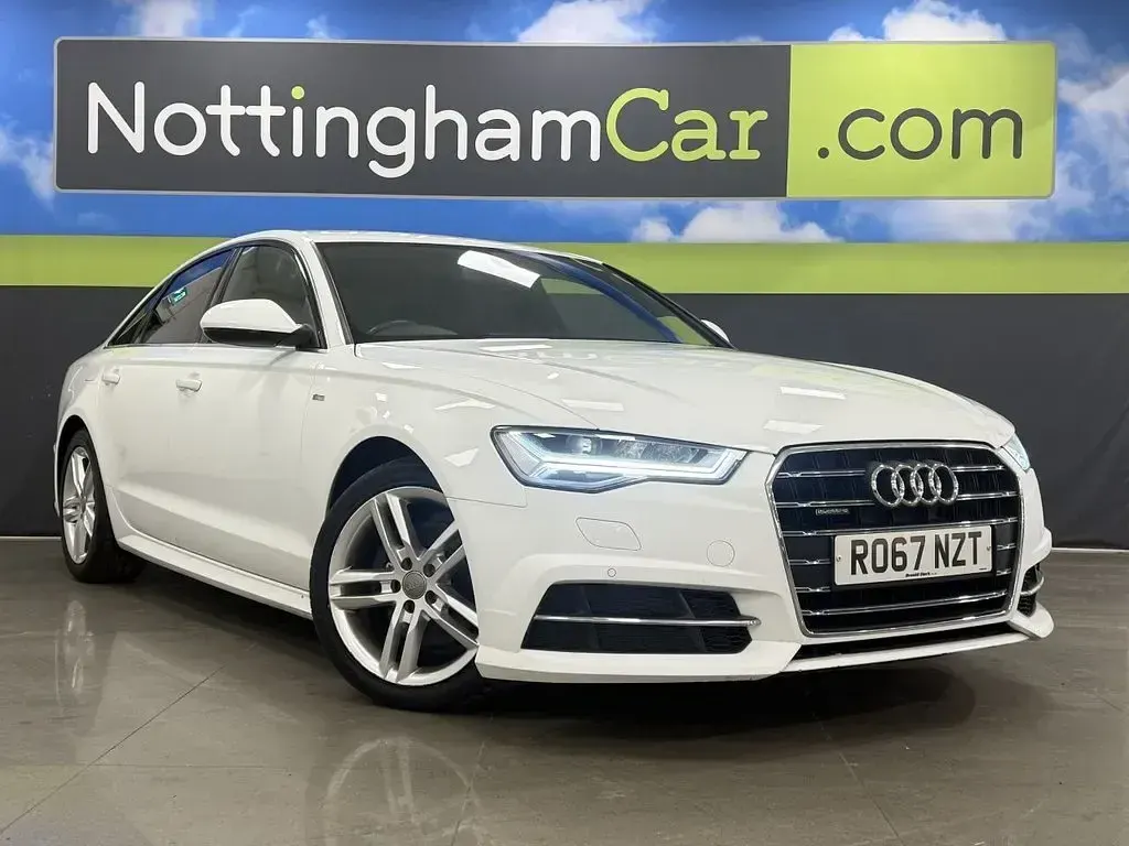 Used Audi A6 S-Line 190 HP (139 kW) 2017 White Sedan