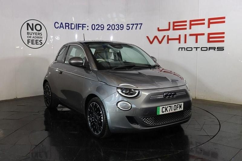 Used Fiat 500e La Prima 86 kW (118 HP) 2021 Grey Hatchback
