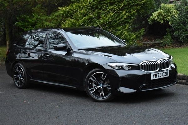 Black Used 2023 BMW 330 M Sport Estate | £34,295 (Expensive) - Image 1/1