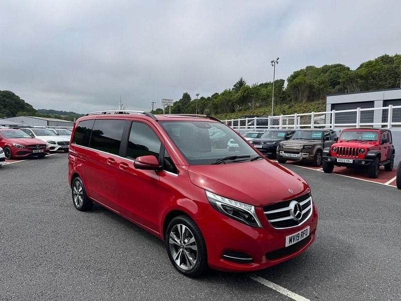 Red Used 2019 Mercedes V250 MPV | £36,750 (Fair price) - Image 1/3