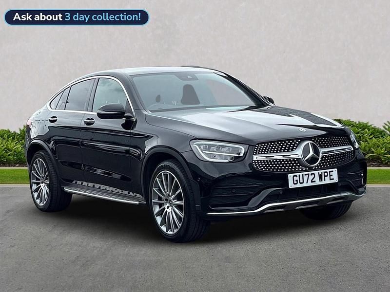 Black Used 2022 Mercedes GLC300 AMG Line Premium Coupe | £38,599 (A bit pricey) - Image 1/4