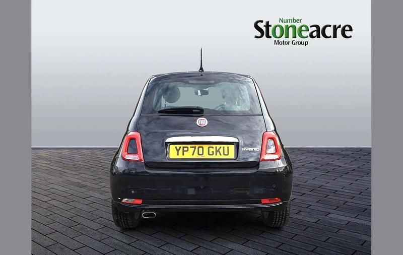 Used Fiat 500 Lounge 68 HP (50 kW) 2020 Black Hatchback