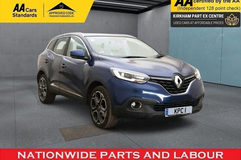 Blue Used 2017 Renault Kadjar Dynamique SUV | £7,595 (Fair price) - Image 1/1