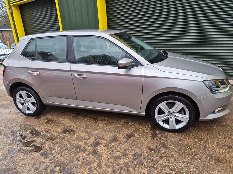 Used Skoda Fabia SE L 110 HP (80 kW) 2018 Beige Hatchback