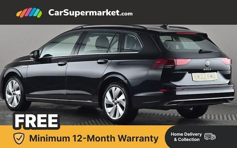 Used VW Golf VIII Style 131 HP (96 kW) 2022 Black Estate