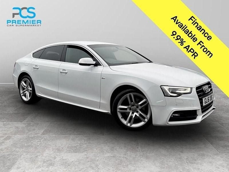 White Used 2016 Audi A5 S-Line Hatchback | £10,995 (Good price) - Image 1/3