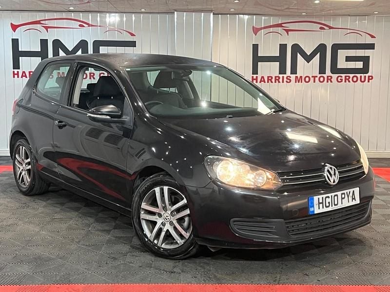 Black Used 2010 VW Golf VI SE Hatchback | £2,795 (Good price) - Image 1/4