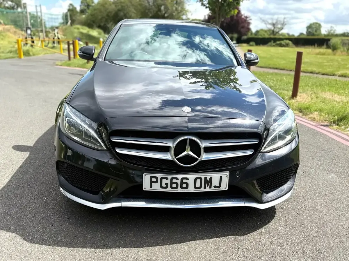Used Mercedes C220 AMG line 2017 Black Sedan
