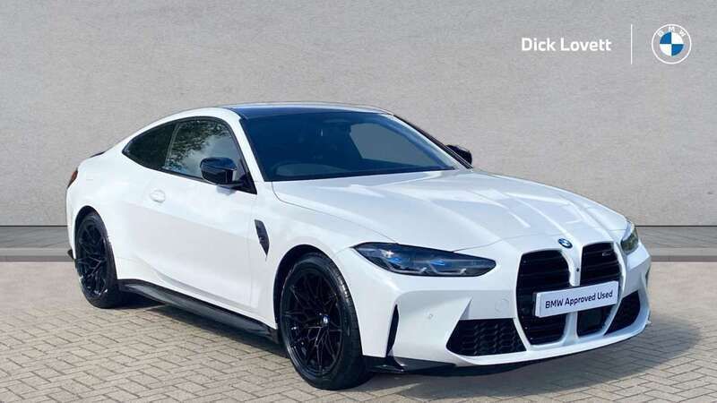 White Used 2021 BMW M4 Competition Edition Coupe | £46,999 (Fair price) - Image 1/4