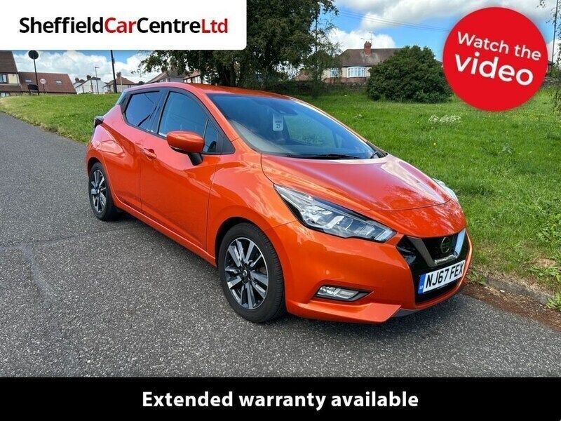 Orange Used 2017 Nissan Micra N-Connecta Hatchback | £6,995 (Fair price) - Image 1/3