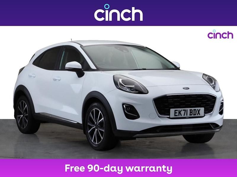 White Used 2021 Ford Puma Titanium SUV | £16,599 (Good price) - Image 1/3