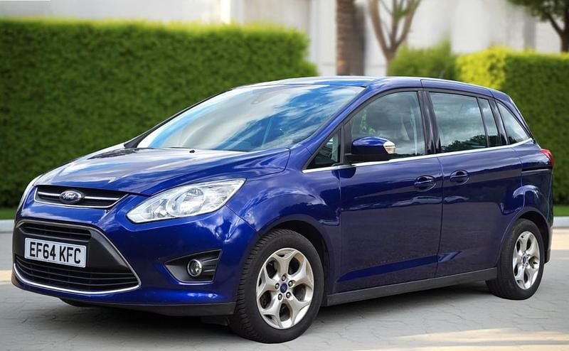 Used Ford Grand C-Max Zetec 125 HP (91 kW) 2014 Blue MPV