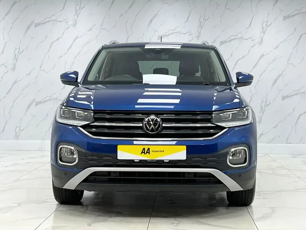 Used VW T-Cross SEL 110 HP (80 kW) 2021 Blue SUV