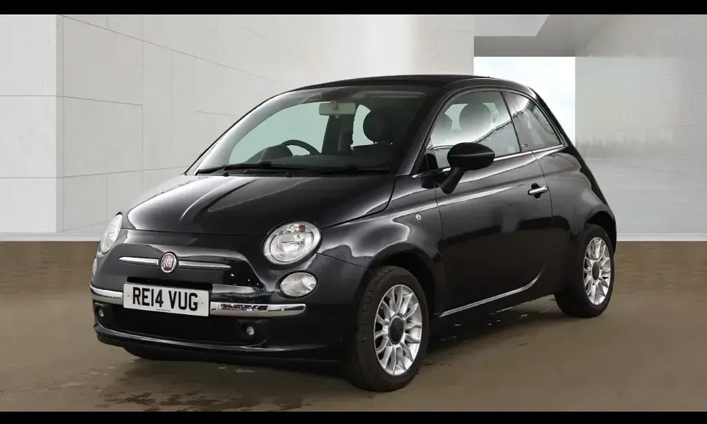 Used Fiat 500C Lounge 2014 Black Cabriolet