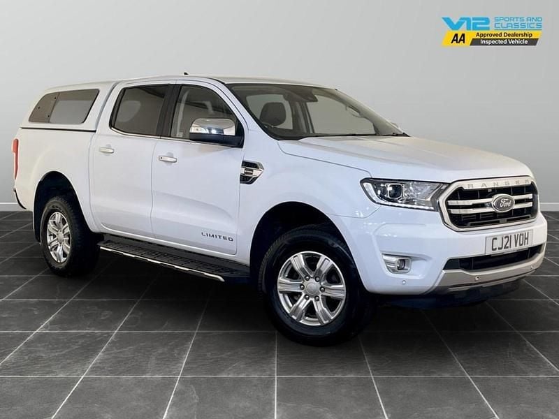 White Used 2021 Ford Ranger Limited Pickup | £15,295 (Super price) - Image 1/2