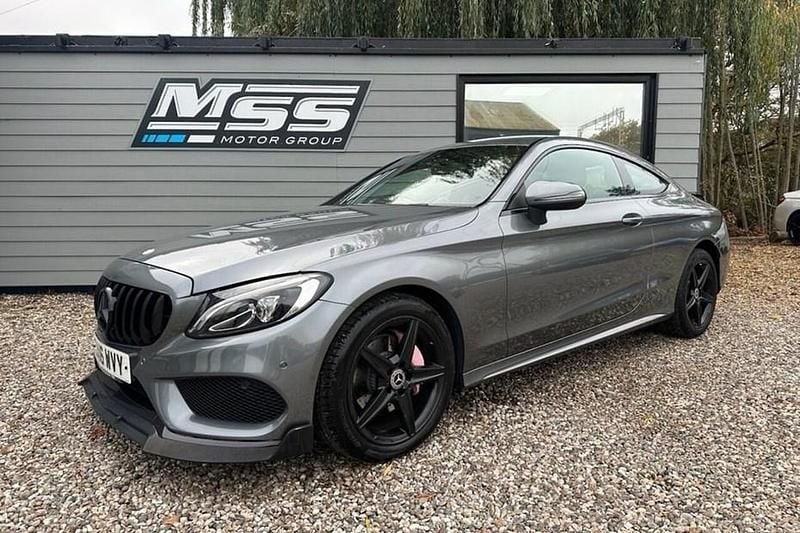 Grey Used 2016 Mercedes C220 AMG line Coupe | £13,495 (Fair price) - Image 1/1