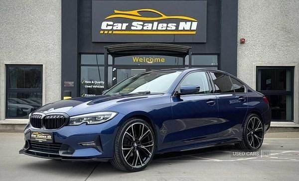 Used BMW 320 Sport Line 187 HP (137 kW) 2019 Blue Sedan