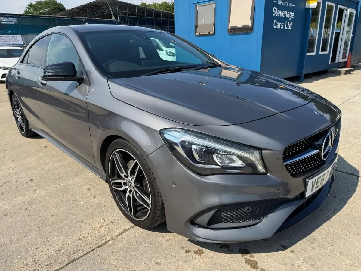 Used Mercedes CLA180 AMG line 2017 Grey Coupe