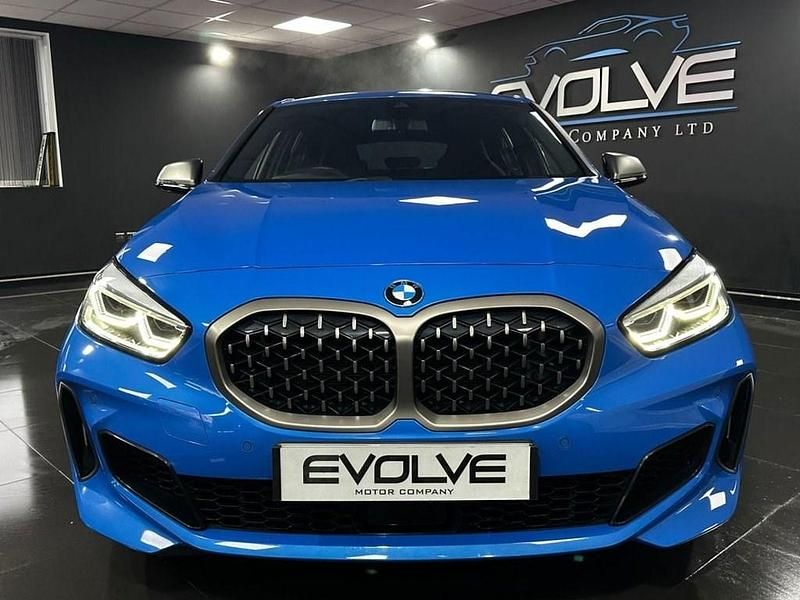 Used BMW M135 Comfort Edition 306 HP (225 kW) 2022 Blue Hatchback