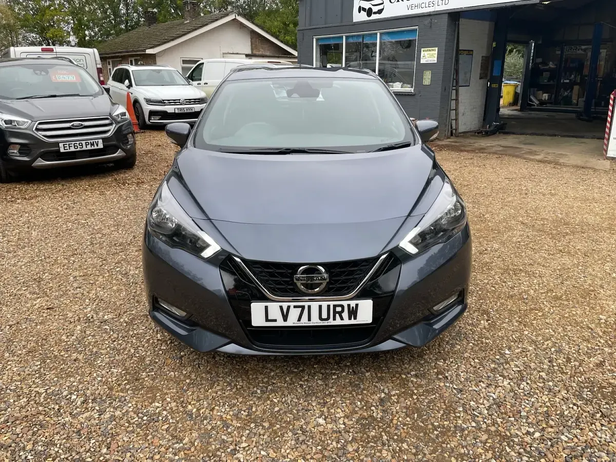 Used Nissan Micra Acenta 92 HP (67 kW) 2021 Grey Hatchback