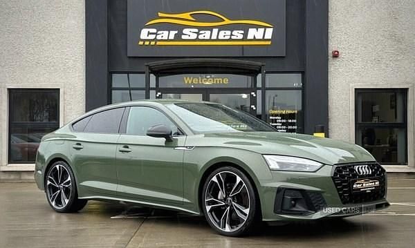 Used Audi A5 Comfort 204 HP (150 kW) 2021 Green Coupe