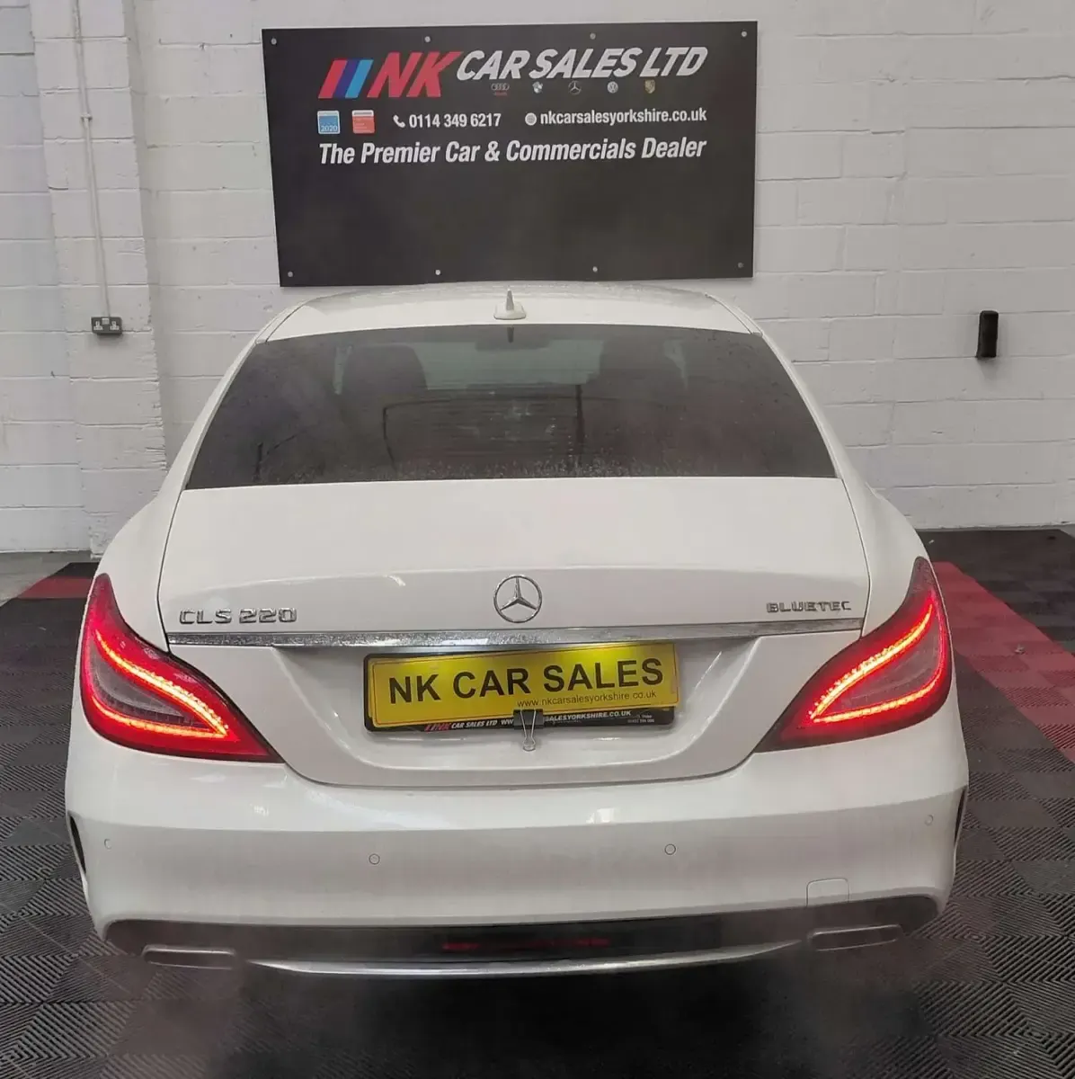 Used Mercedes CLS220 AMG line 174 HP (127 kW) 2015 White Coupe