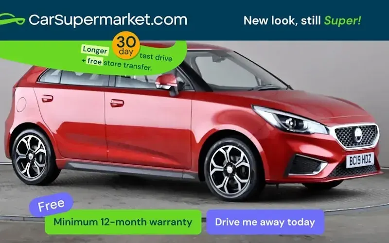 Begagnad MG MG3 Exclusive 106 HK (77 kW) 2019 Halvkombi