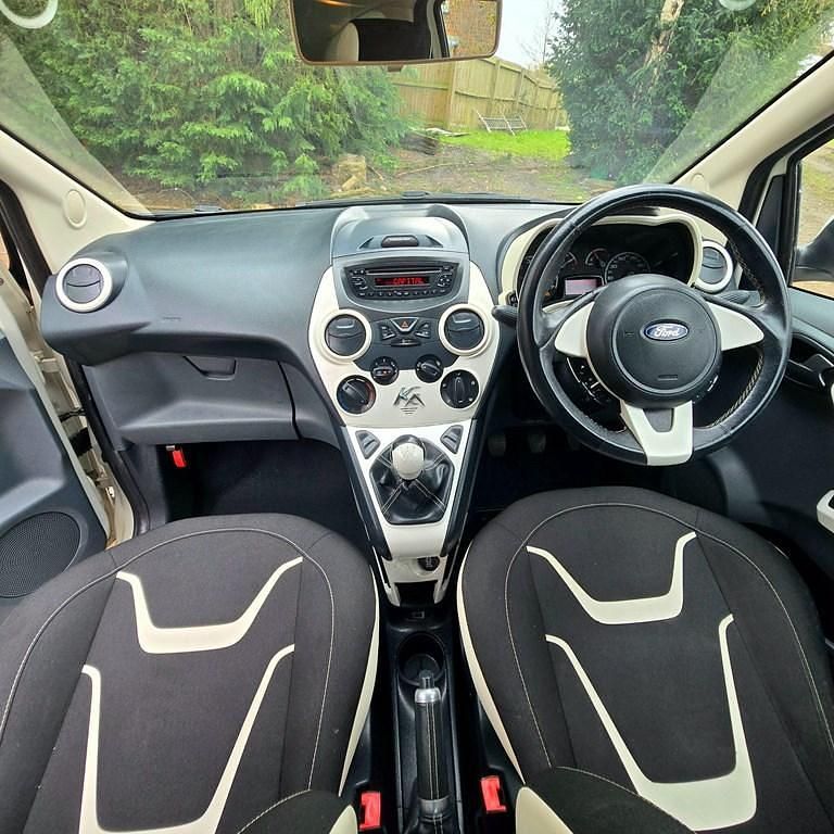 Used Ford Ka Zetec 2015 White Hatchback