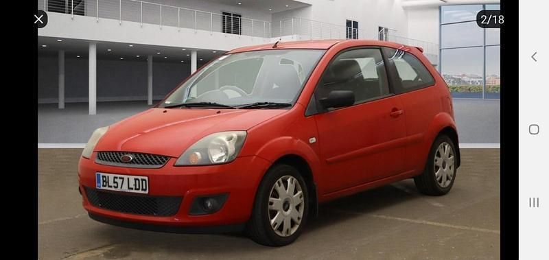 Red Used 2007 Ford Fiesta Style Hatchback | £1,195 (Fair price) - Image 1/4