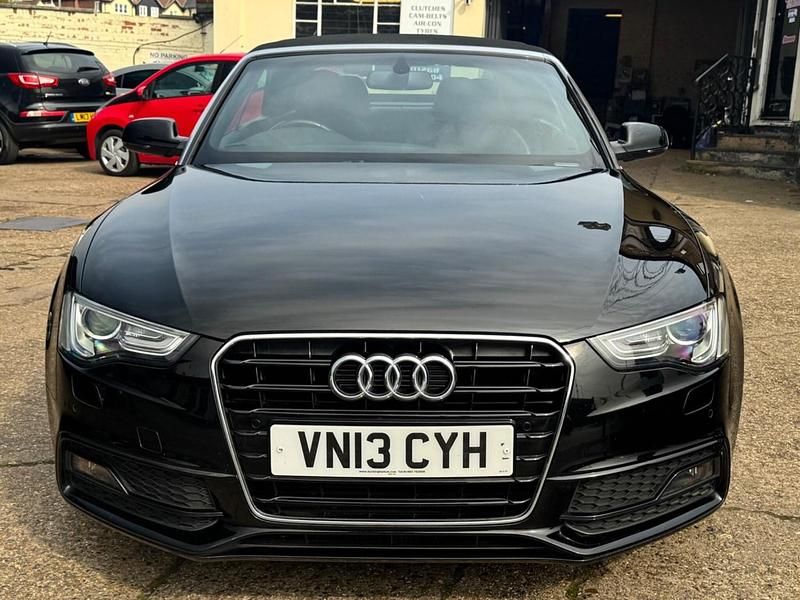 Used Audi A5 Cabriolet S-Line 210 HP (154 kW) 2013 Black Cabriolet