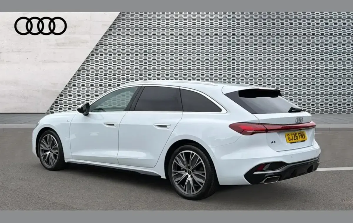 Used Audi A5 S-Line 150 HP (110 kW) 2026 White Estate