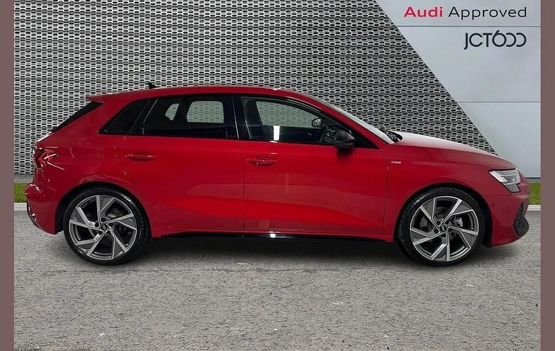 Used Audi A3 Black Edition 147 HP (108 kW) 2025 Red Hatchback
