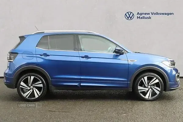 Used VW T-Cross R-line 115 HP (84 kW) 2020 Blue SUV