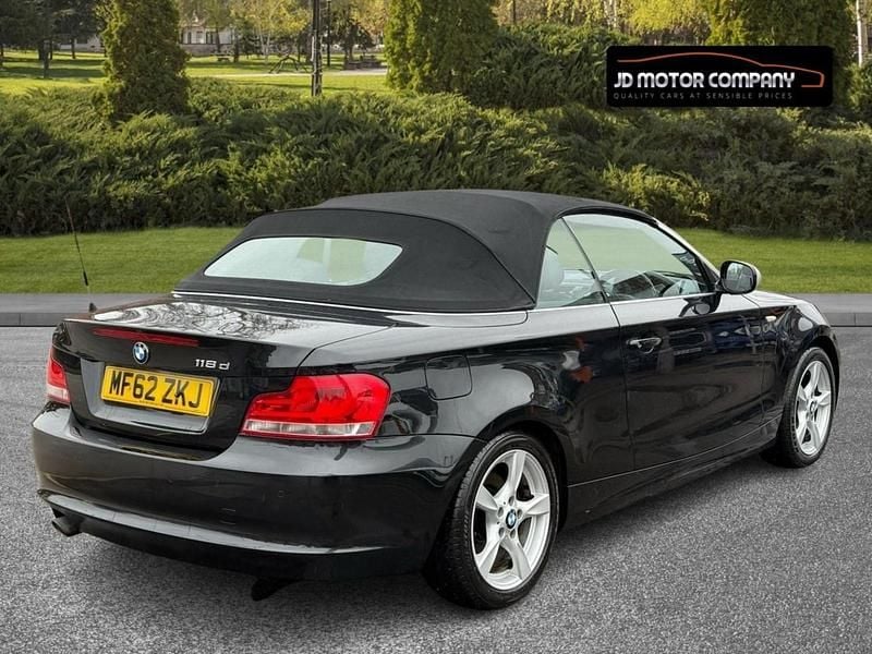 Used BMW 118 Cabriolet Exclusive 2012 Black Cabriolet