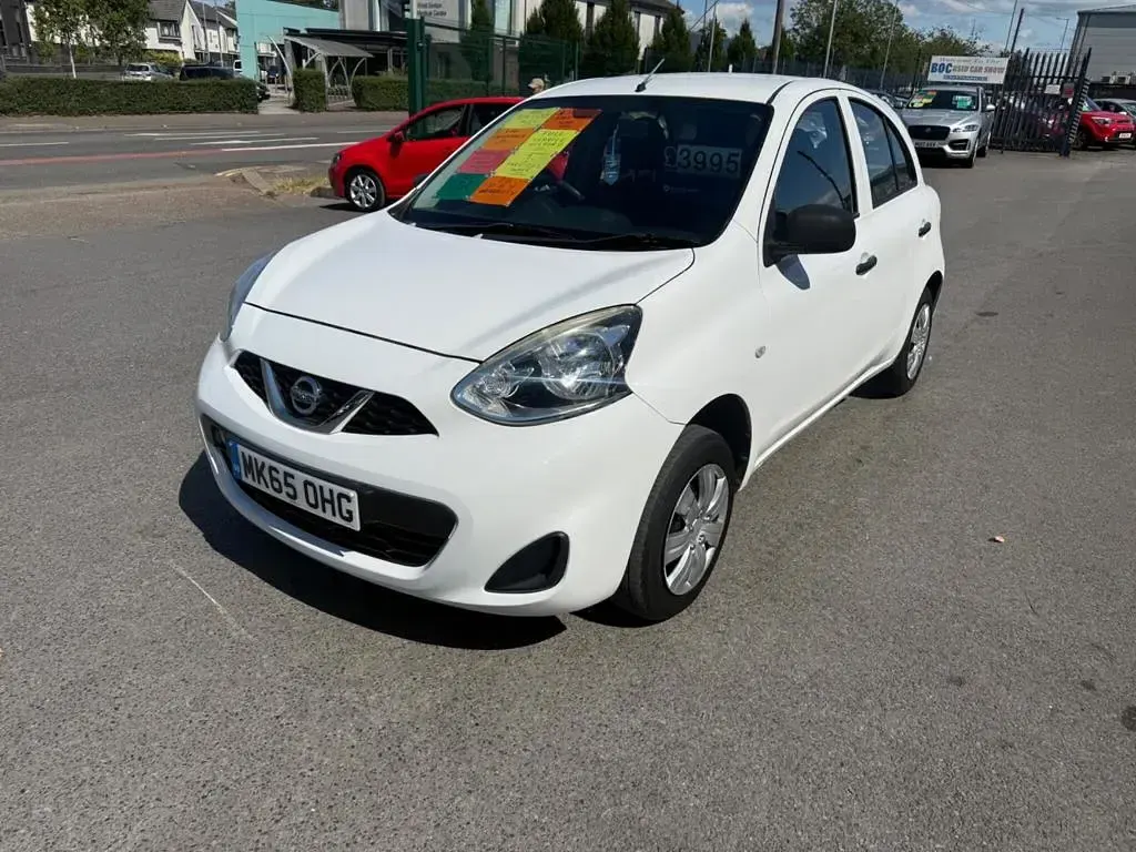 Used Nissan Micra Visia 2015 White Hatchback