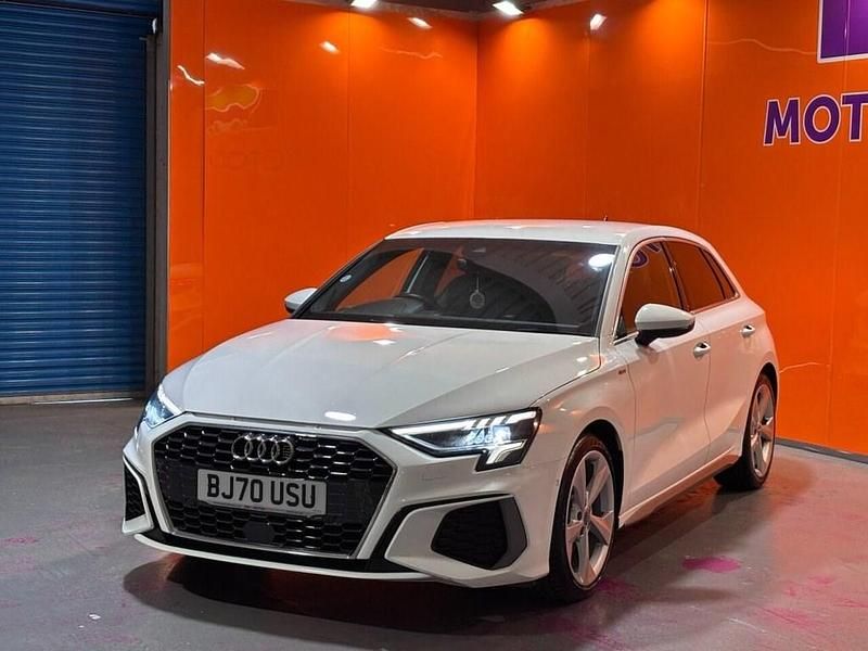Used Audi A3 S-Line 2020 White Sedan