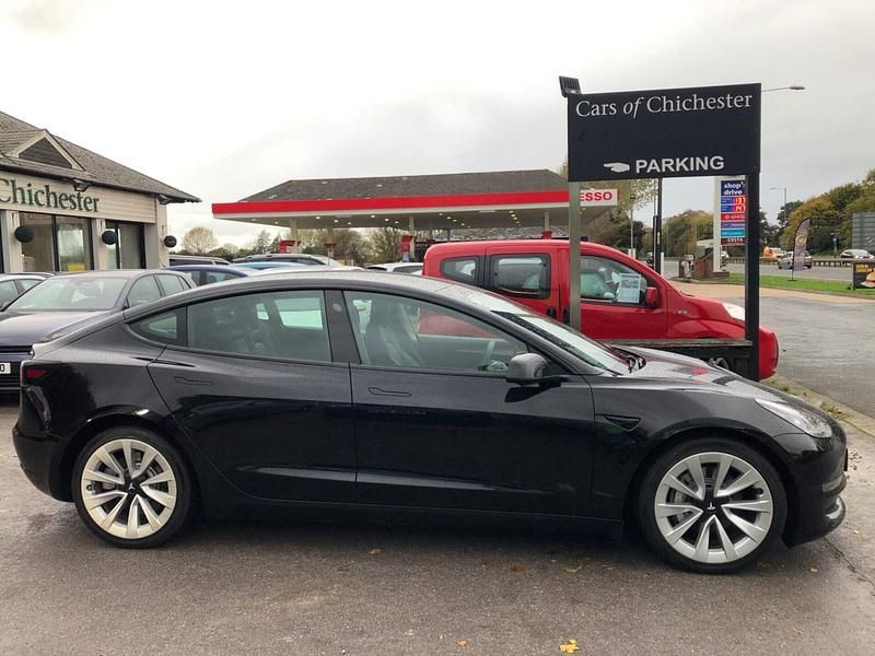 Used Tesla Model 3 Long Range AWD 77 kW (106 HP) 2021 Black Sedan