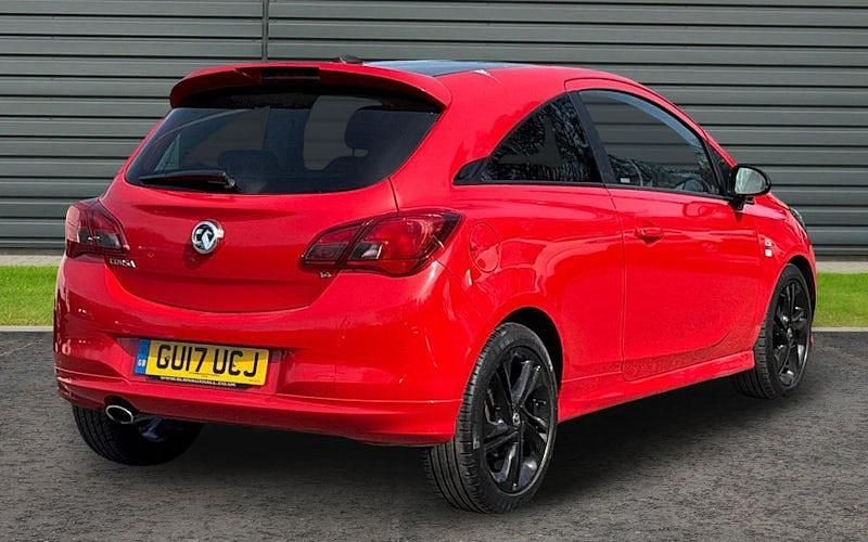 Used Vauxhall Corsa Edition 75 HP (55 kW) 2017 Red Hatchback