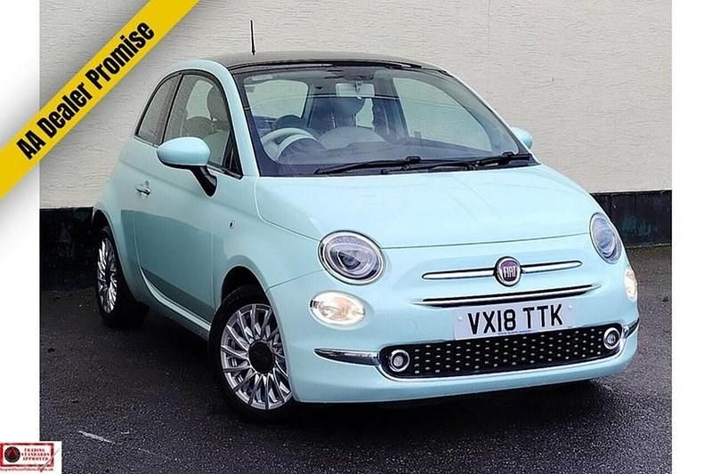 Used Fiat 500 Lounge 69 HP (50 kW) 2018 Green Hatchback